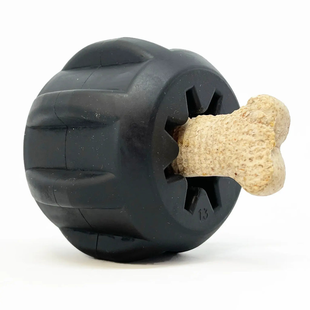 Ultra-Durable Black Rubber Treat Holder