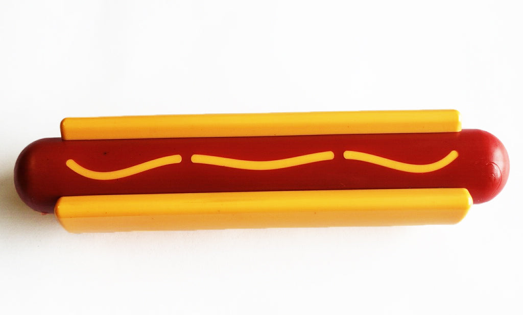 Hot Dog Chew Toy – Durable, Flavorful Fun for Dogs