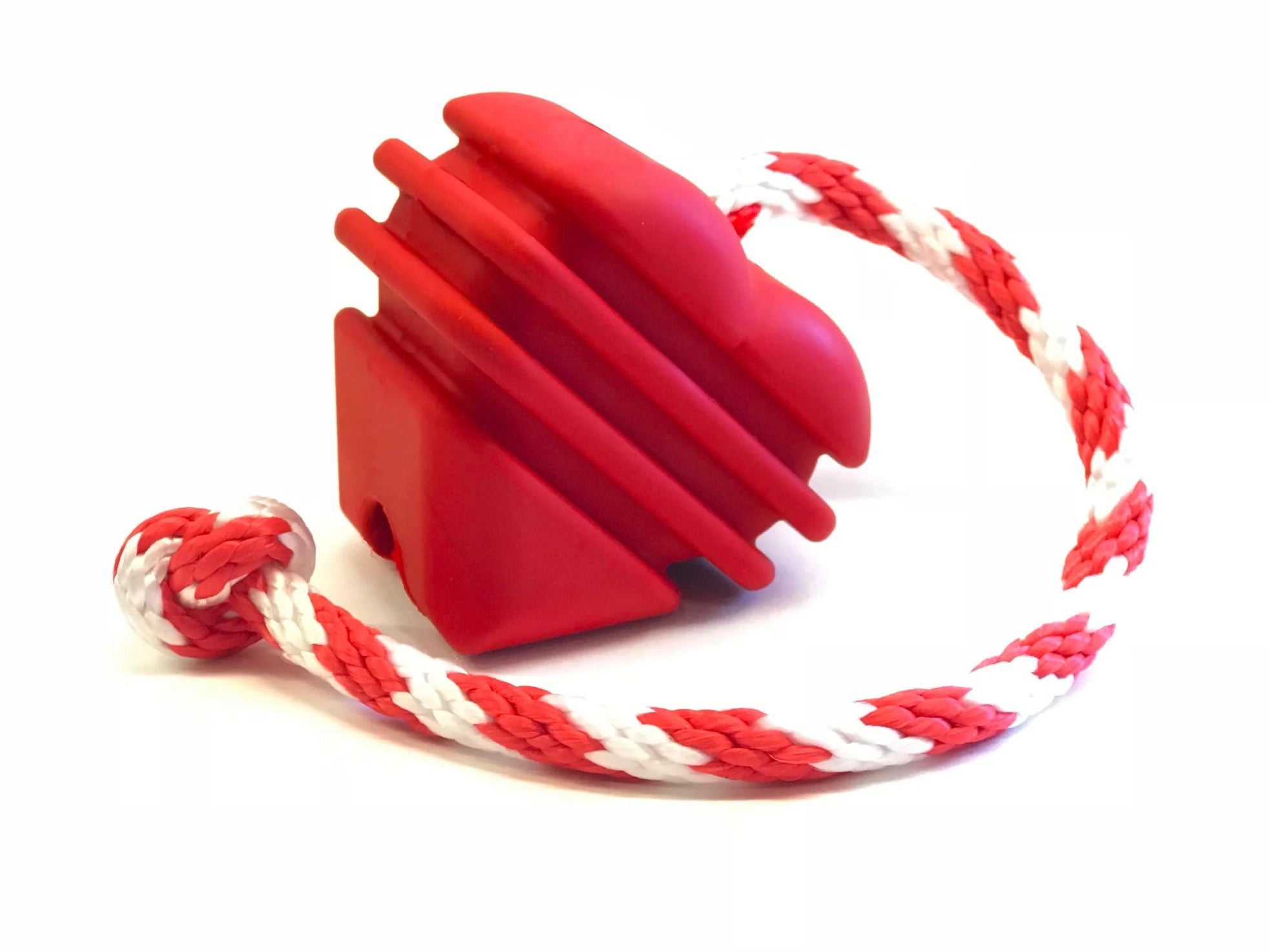 Heart on a String: Ultra-Durable Rubber Rope Toy for Dogs
