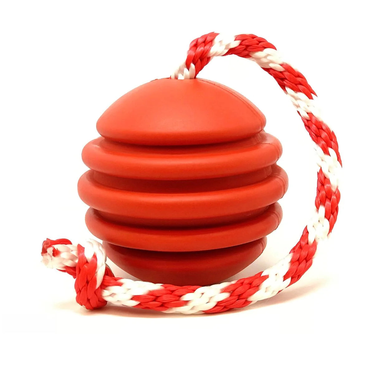 Durable Rubber Rope Dog Toy for Tough Chewers
